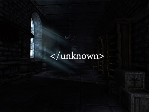unknown unknown