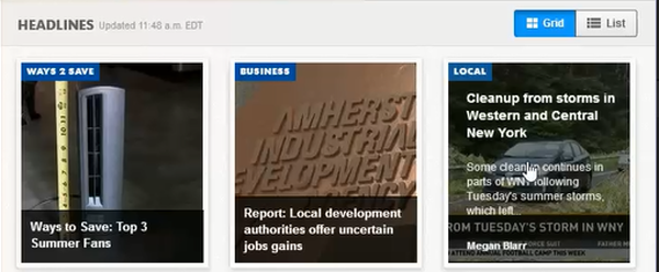 news grid
