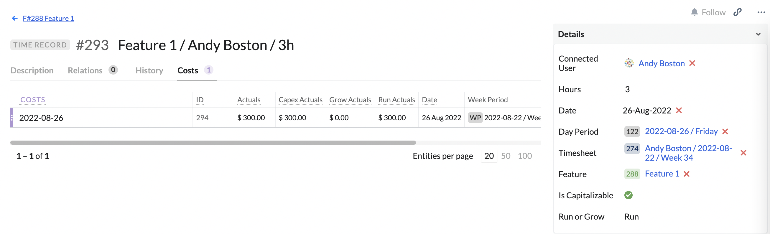 Demand and Capacity, Vacation Tracking, Timesheets, Team Cost per Point
